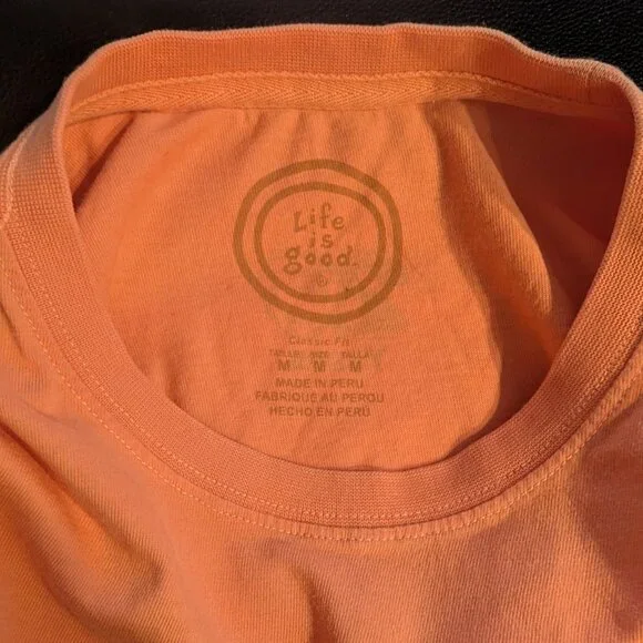 LIFE IS GOOD - Keep It Simple - Crusher Tee- Jake in Adirondack Chair - M - NWOT - Picture 2 of 7